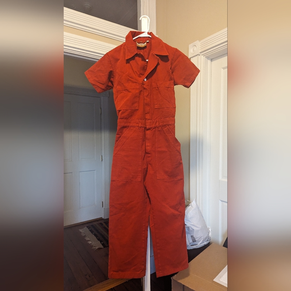 Big Bud Press Short Sleeve Jumpsuit Paprika